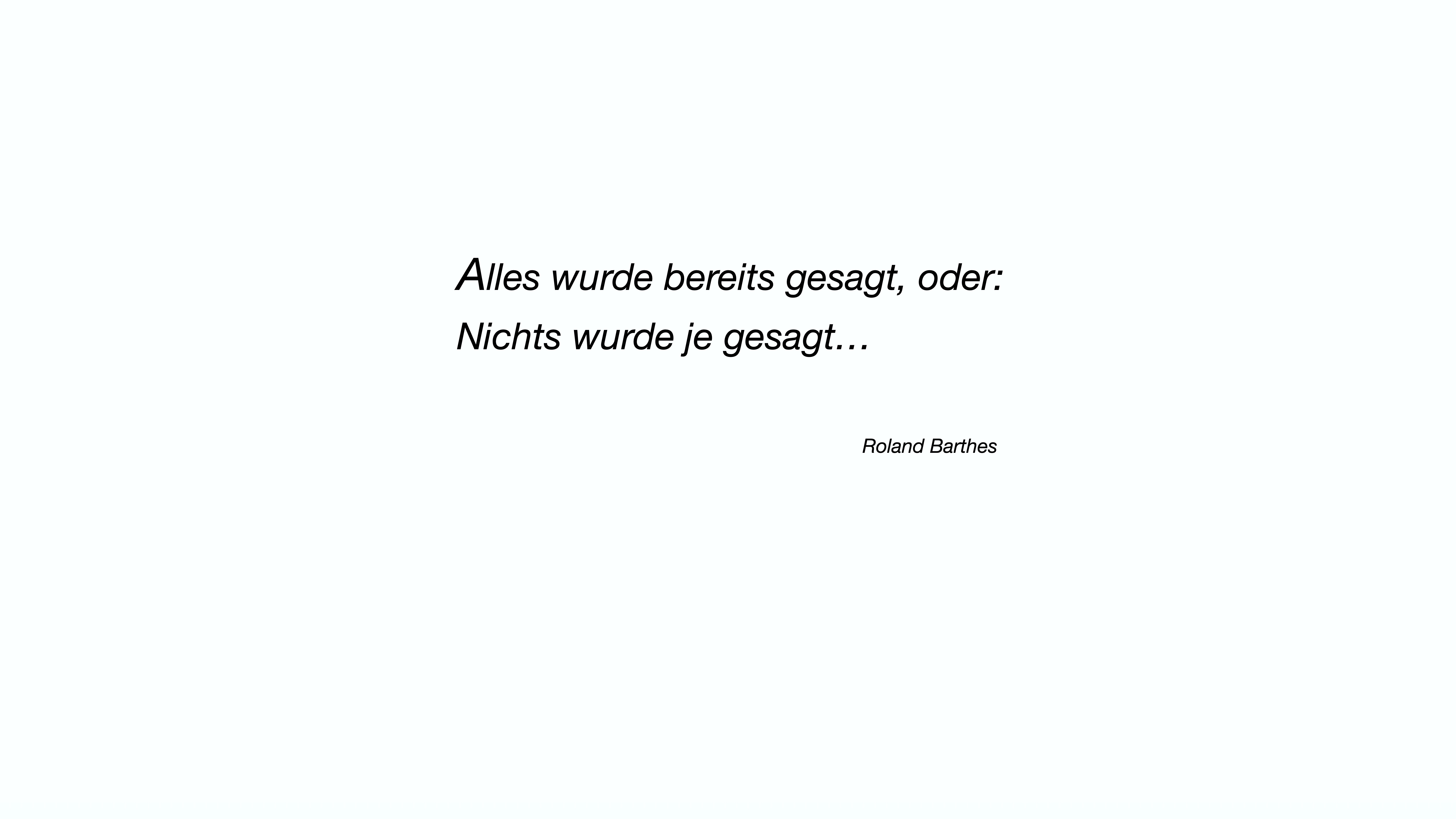 BETWEEN THE LIGHT / Heiner H. Hoier / Hoier.works / Roland Barthes Zitat